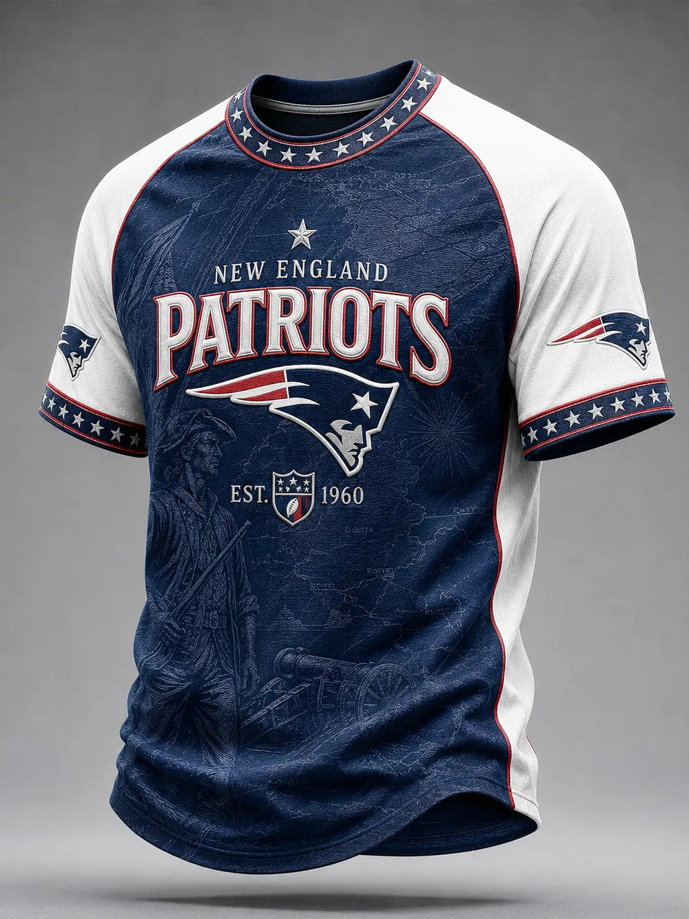 Men's Patriots Crew Neck Tee