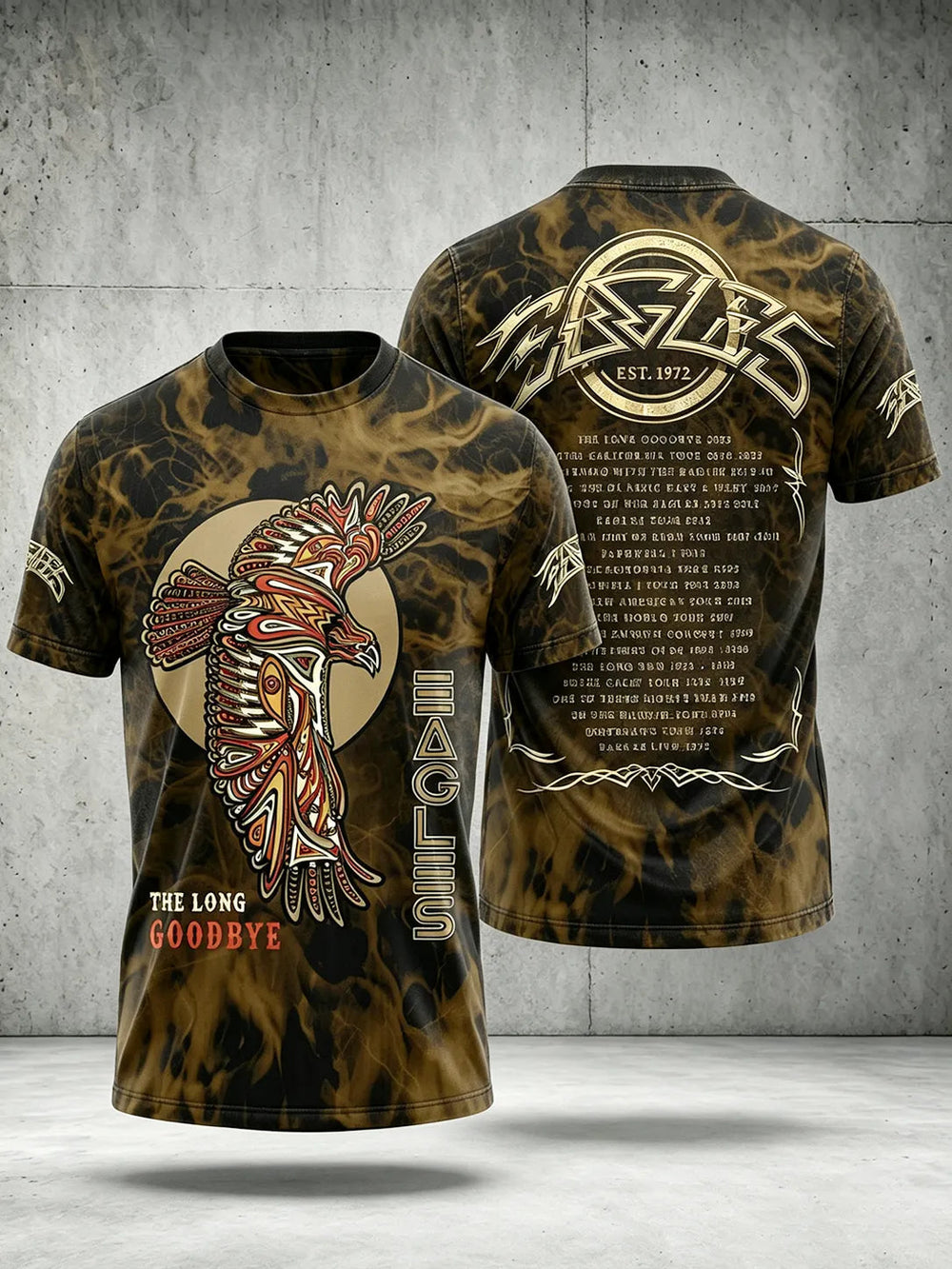 Men's Music Print T‐Shirt