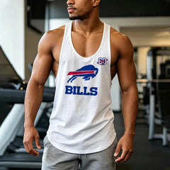 Buffalo Football-Inspired Men's Athletic Sleeveless Tank Top