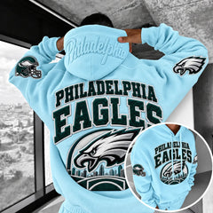 Rugby-print Hoodie