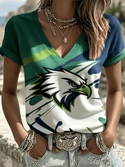 Rugby Print Short-Sleeve T-Shirt