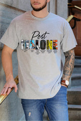 Retro post malone shirt vintage 90s style shirt-Men