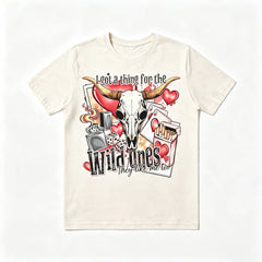 Western Wild Ones Bull Skull Graphic Tee