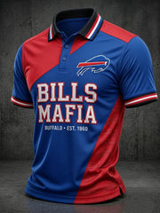 Men's Football Short-Sleeve Polo Shirt
