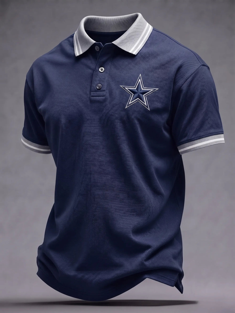 Men's Football Short-Sleeve Polo Shirt