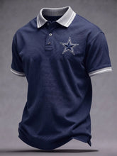 Men's Football Short-Sleeve Polo Shirt