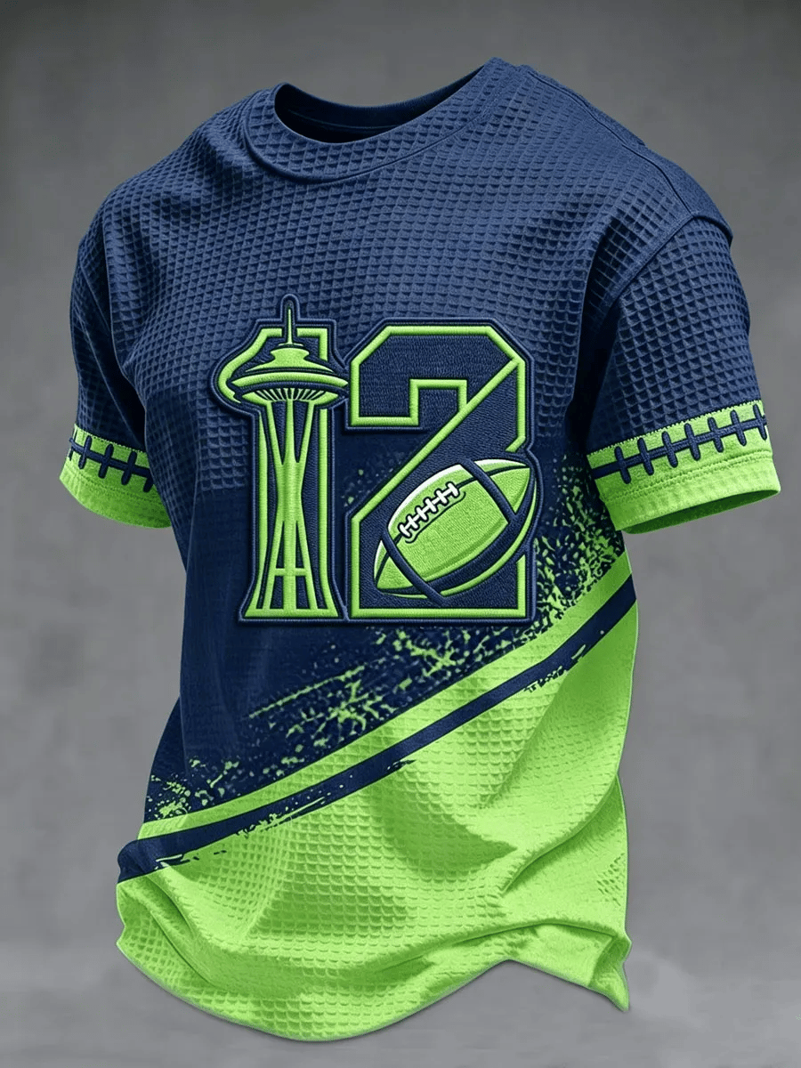 Men's Retro Football Printing T-Shirts