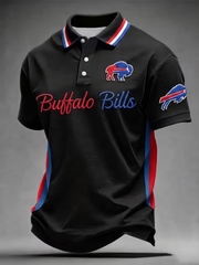 Men's Football Short-Sleeve Polo Shirt