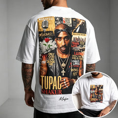 Unisex West Coast Legend Print Short-Sleeve T-Shirt