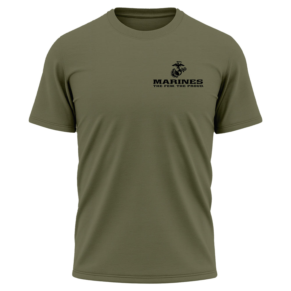 Marines The Few The Proud Chest Seal Performance T-shirt