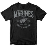 U.S. Marines First In Last Out T-Shirt
