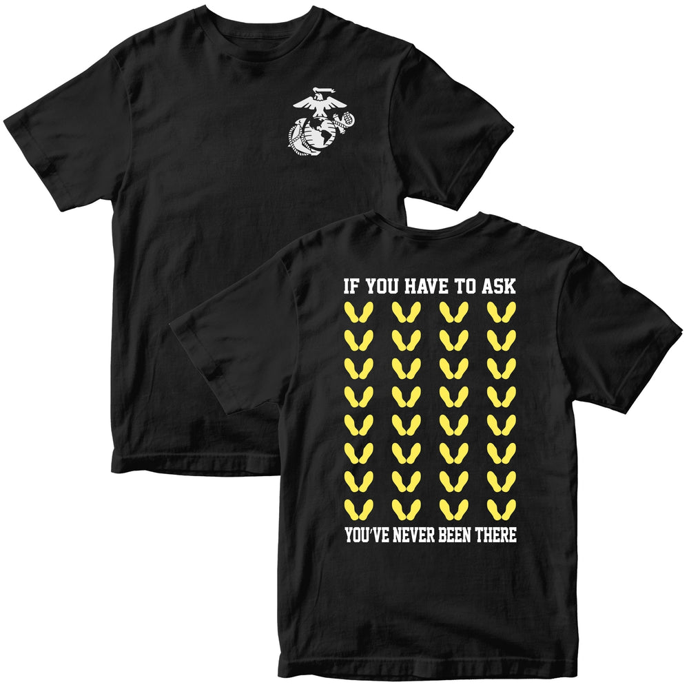 Marines Yellow Footprints T-Shirt