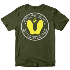 U.S. Marine Corps Yellow Footprints T-Shirt