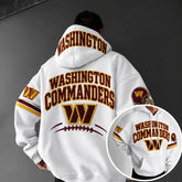 Rugby-print Hoodie