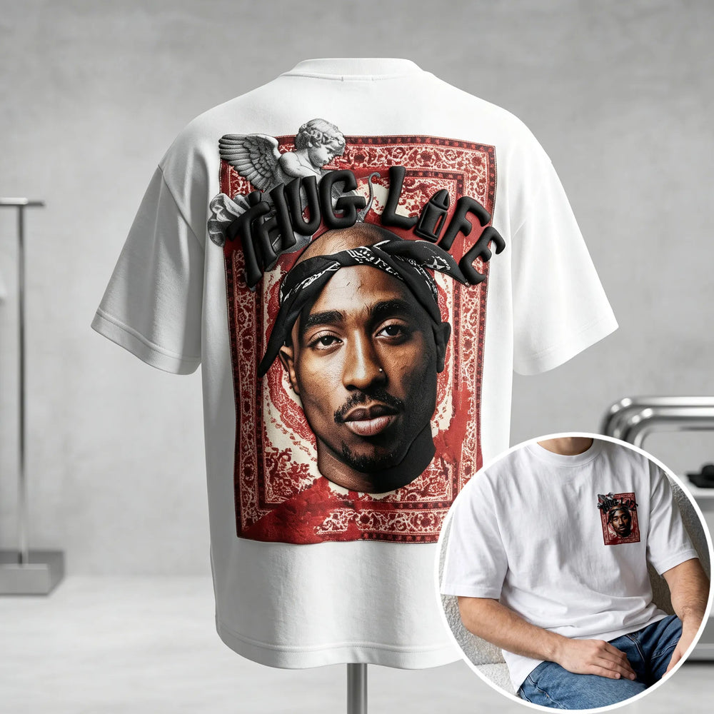 Unisex West Coast Legend Print Short-Sleeve T-Shirt