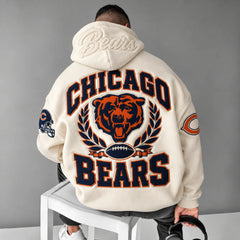 Rugby-print Hoodie