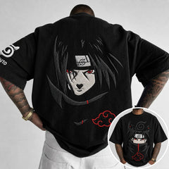 Unisex Anime-Style Retro Oversized T-Shirt