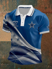 Men's Football Short-Sleeve Polo Shirt