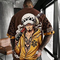 Unisex Anime-Style Retro Oversized T-Shirt