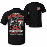 25th Anniversary Firefighter Tribute T Shirt