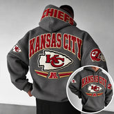 Rugby-print Hoodie