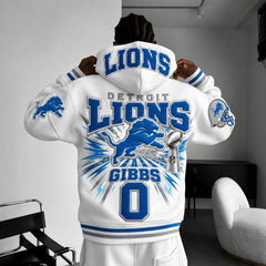 Rugby-print Hoodie