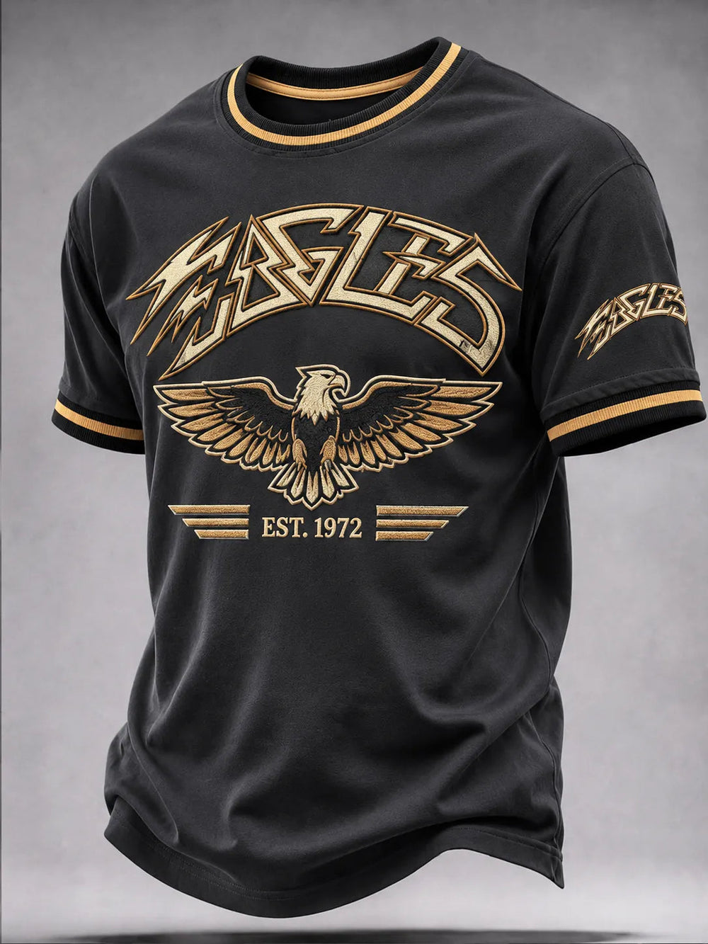 Men's Music Print T‐Shirt