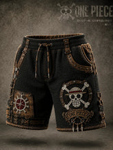 Men's Waffle Shorts Designed Specifically For Anime Fans.