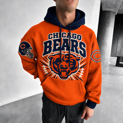 Rugby-print Hoodie