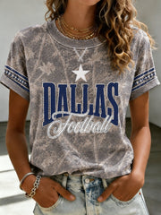 Women's Football Print T-shirt