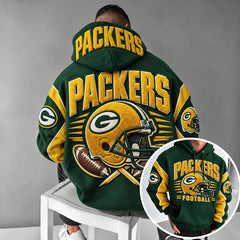 Rugby-print Hoodie