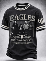 Men's Music Print T‐Shirt
