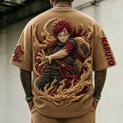 Unisex Anime-Style Retro Oversized T-Shirt