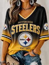 Women's Casual Football Printed T-Shirt