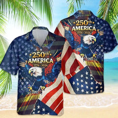 USA 250th Anniversary Hawaiian Shirt