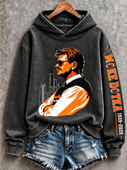 Women's Casual Printed Long-Sleeve Sweatshirt