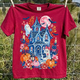 Cute Ghost Pumpkin Graphic Tee
