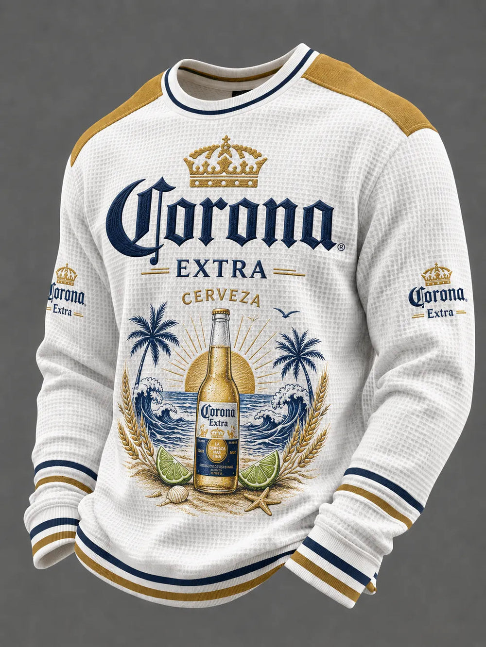 Men's Casual Beer Print Sweatershirts
