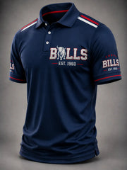Men's Football Short-Sleeve Polo Shirt