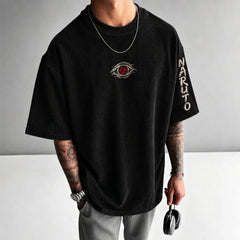Unisex Anime-Style Retro Oversized T-Shirt
