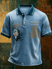 Men's Music Print T‐Shirt