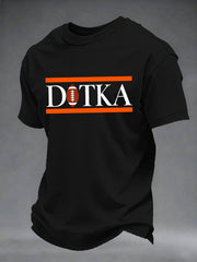 Men's Retro Print Short-Sleeve T-Shirt