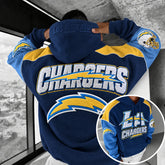 Rugby-print Hoodie