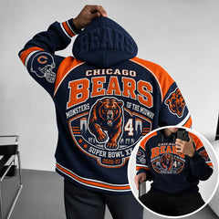 Rugby-print Hoodie