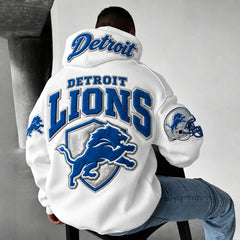 Rugby-print Hoodie