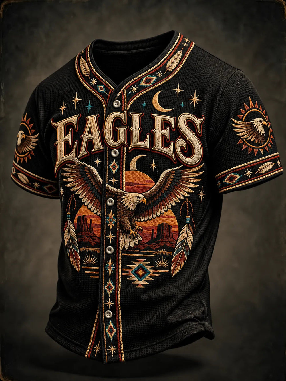 Men's Retro Music Short-Sleeve Shirt
