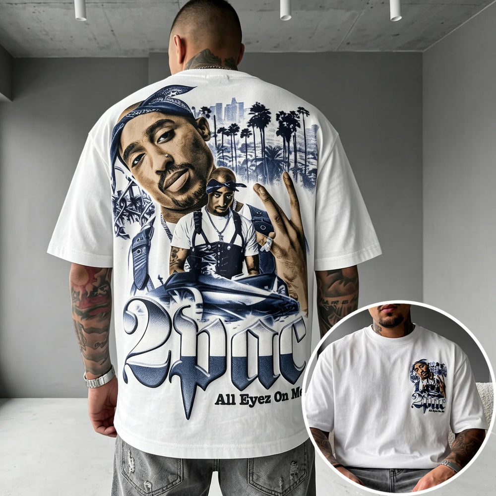 Unisex West Coast Legend Print Short-Sleeve T-Shirt