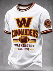 Men's Graphic Printed Football Top