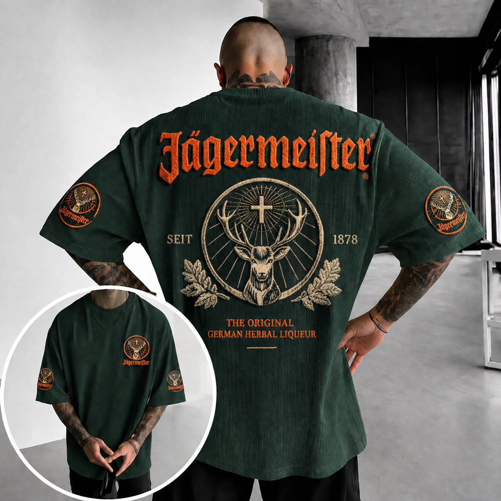 Men's Beer Print T-Shirt