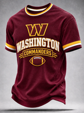 Men's Graphic Printed Football Top